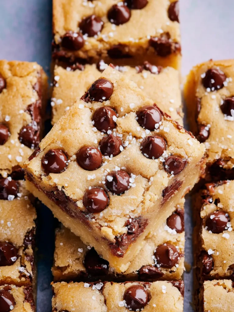 Chocolate Chip Cookie Bars Recipe First Image