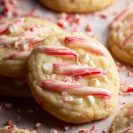 Irresistible White Chocolate Candy Cane Cookies Recipe First Image