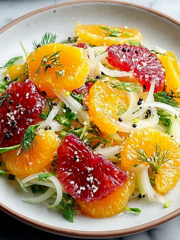 Vibrant Zesty Sicilian Orange and Fennel Salad Recipe First Image