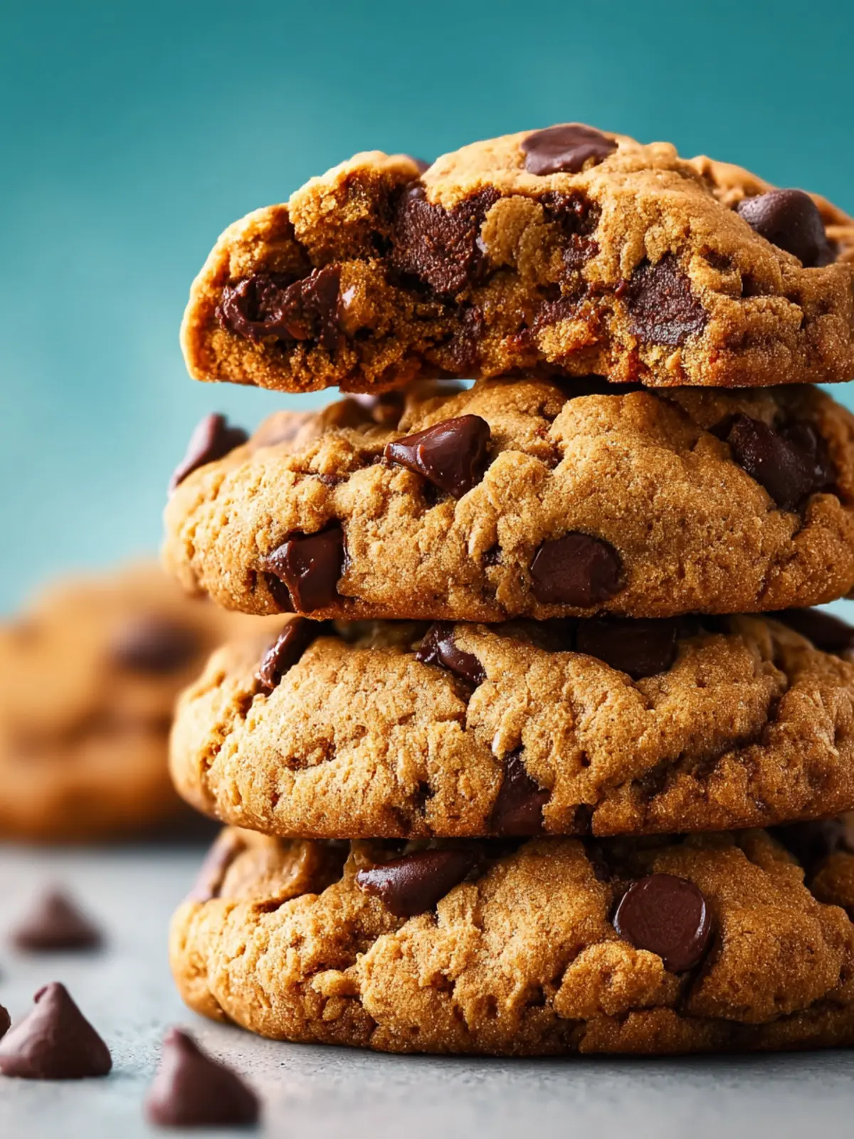 Peanut Butter Chocolate Chip Cookies Recipe First Image