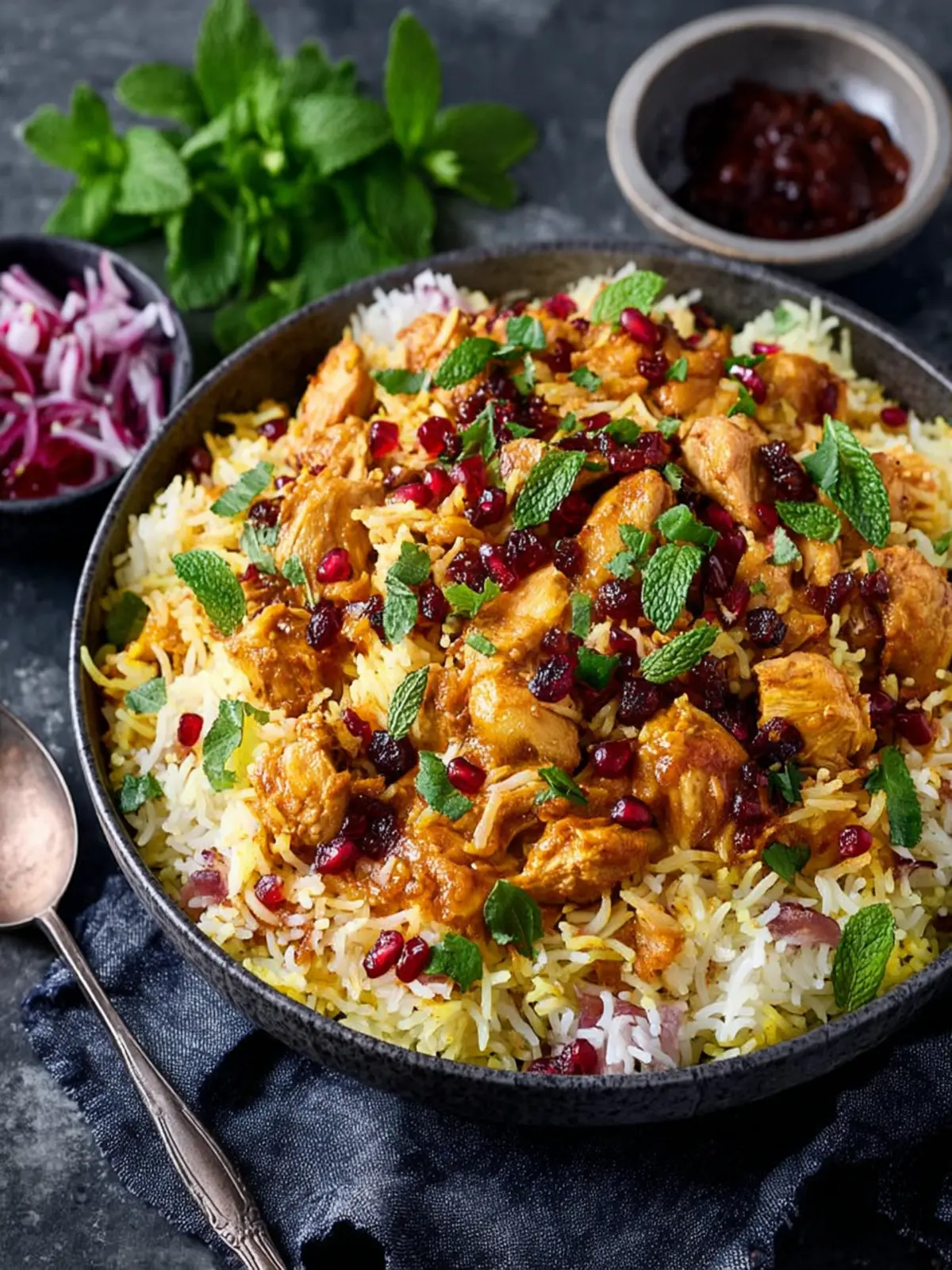 Slow Cooker Chicken Biryani First Image