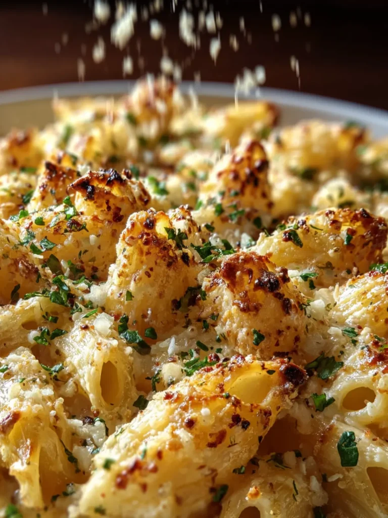 Creamy Garlic Parmesan Pasta Bake First Image