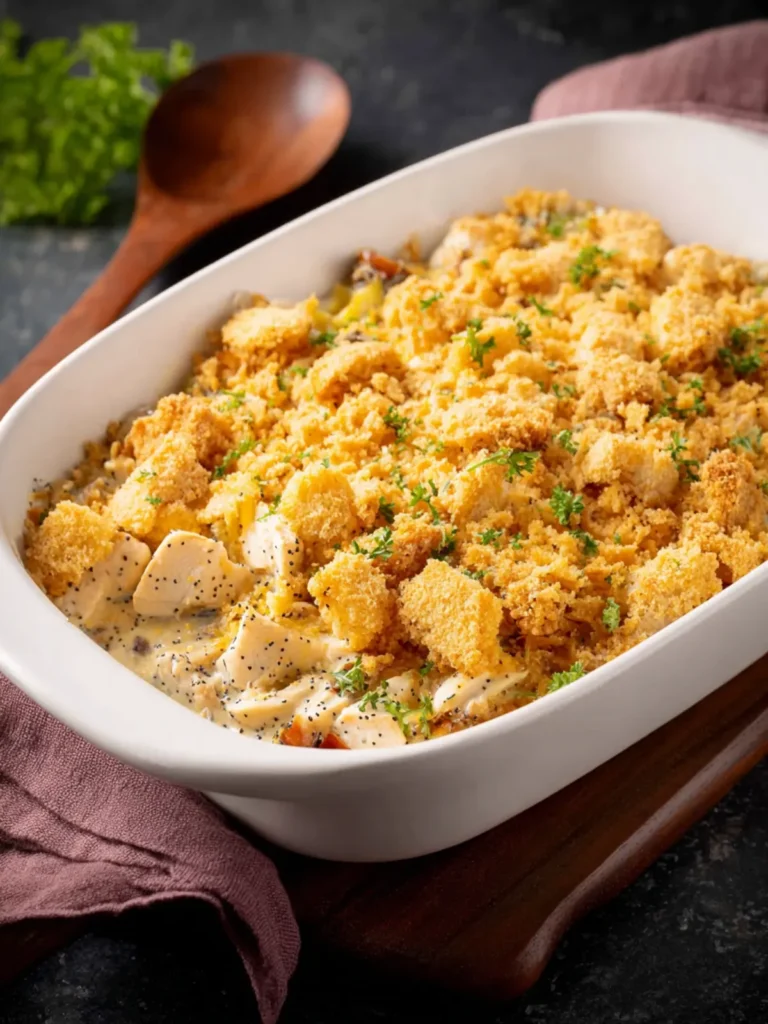 Poppy Seed Chicken Casserole First Image