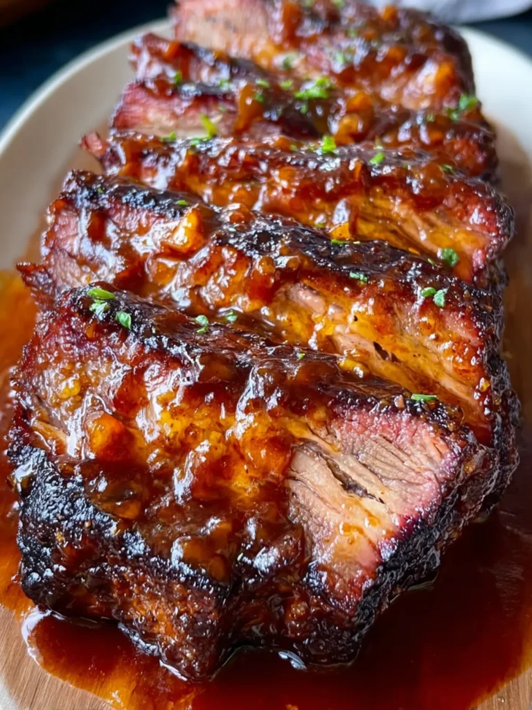 Slow Cooker BBQ Brisket First Image