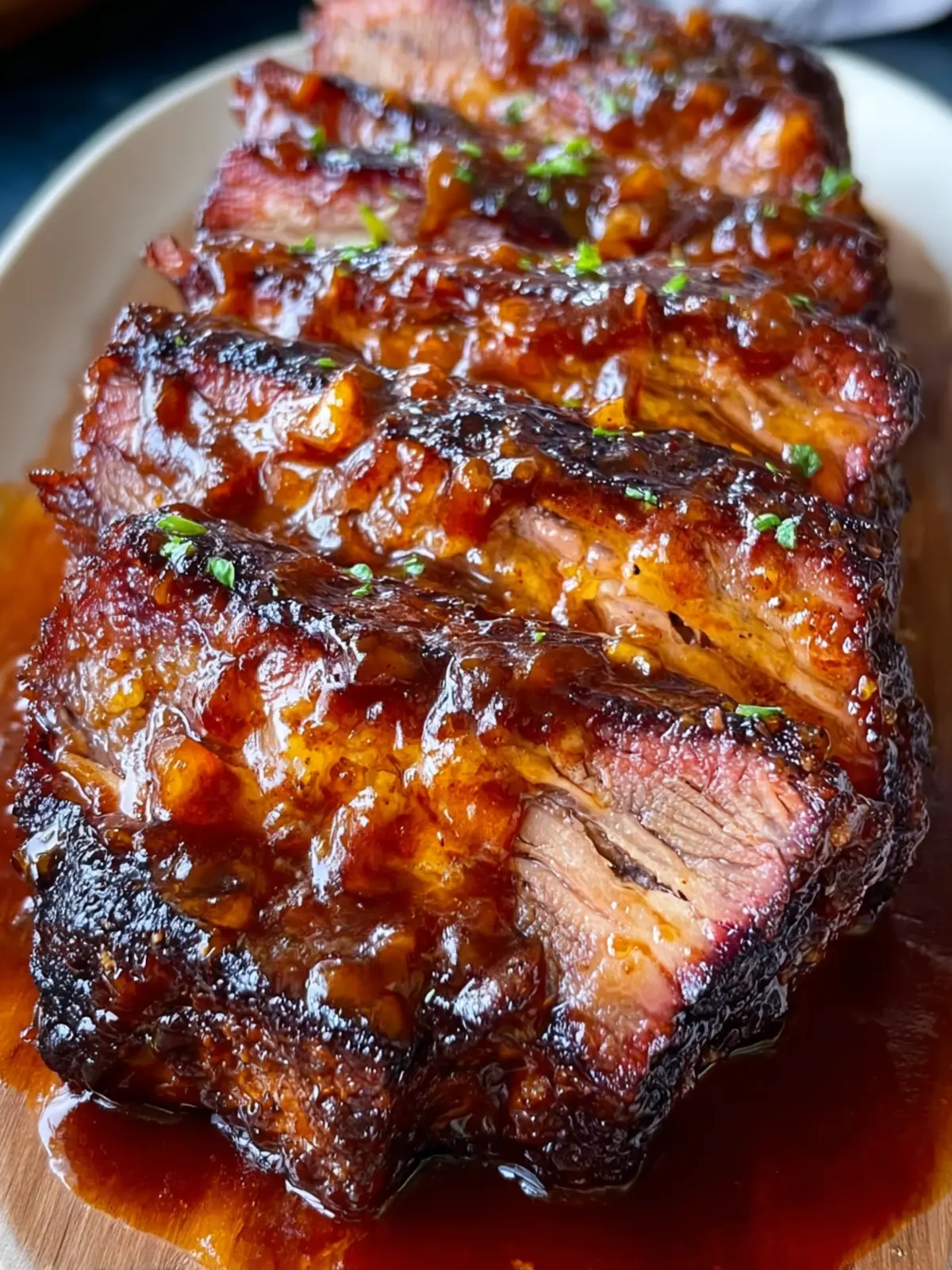 Slow Cooker BBQ Brisket First Image