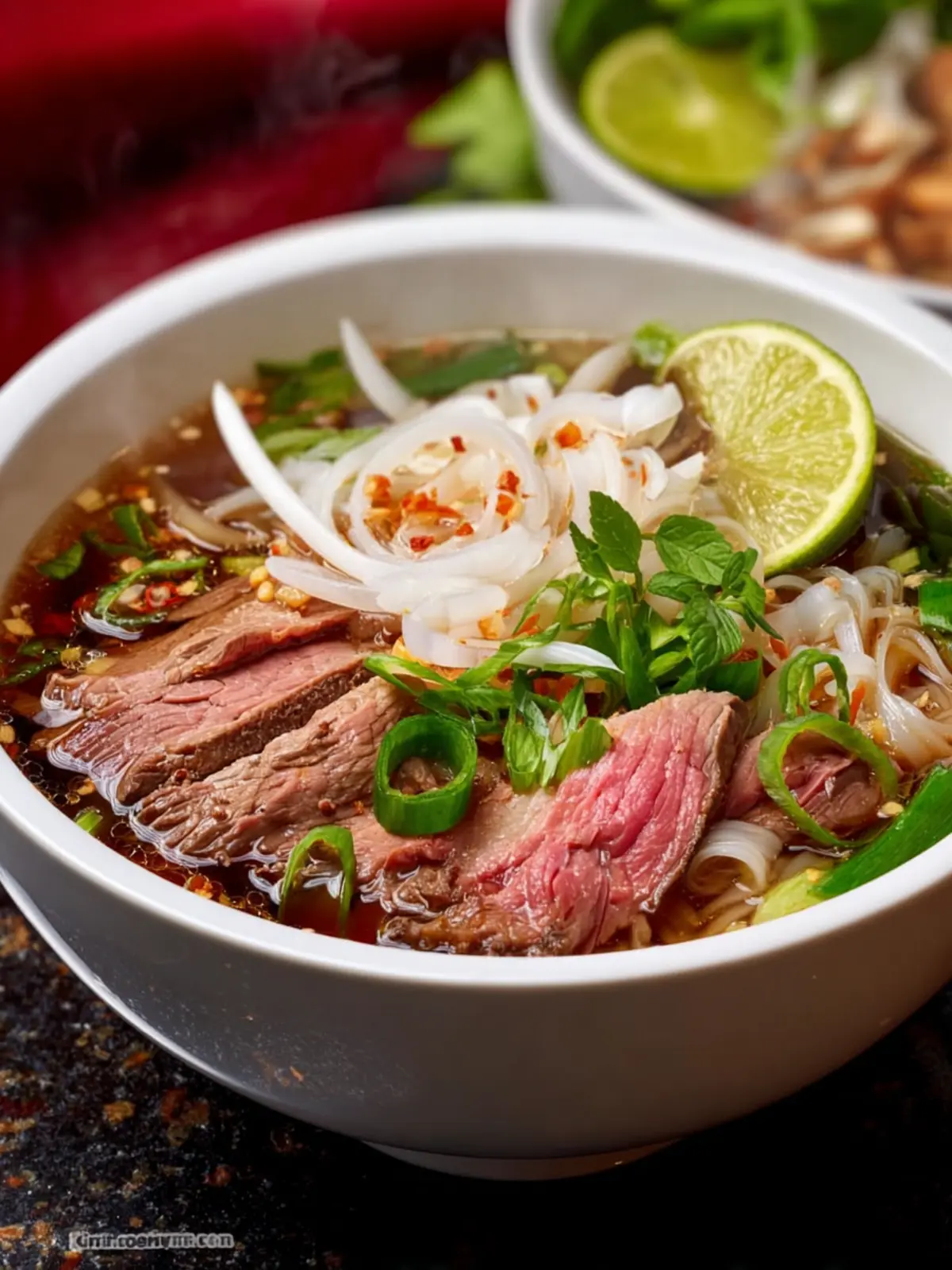 Prime Rib Pho Noodle Soup (Pho Bo) First Image