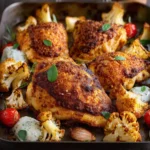 Oven Baked Chicken and Cauliflower First Image
