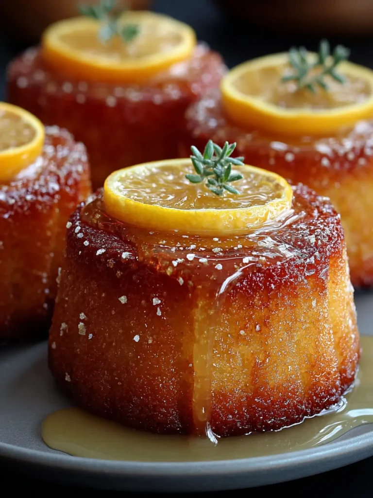 Irresistible Orange Ginger Honey Cakes Recipe to Savor First Image