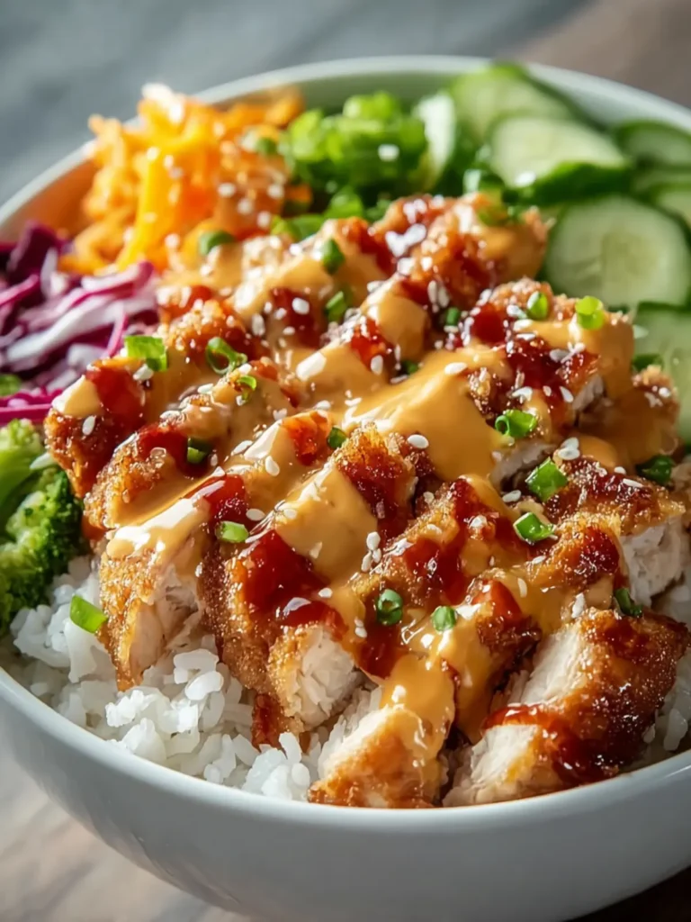 Bang Bang Chicken Bowl Recipe First Image