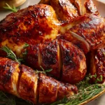 Delicious Maple Butter Glazed Turkey Recipe for Holidays First Image