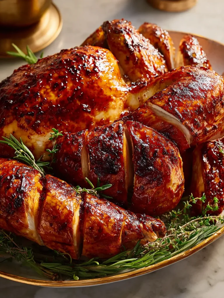 Delicious Maple Butter Glazed Turkey Recipe for Holidays First Image