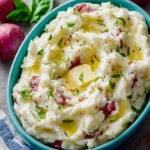 Creamy Garlic Mashed Potatoes (with red potatoes) First Image