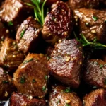 Crockpot Garlic Butter Steak Bites First Image