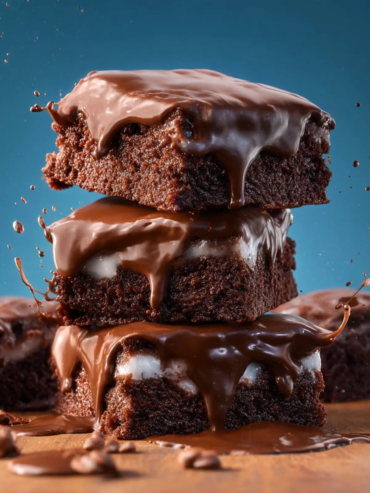 Cake Mix Brownies with Pudding First Image