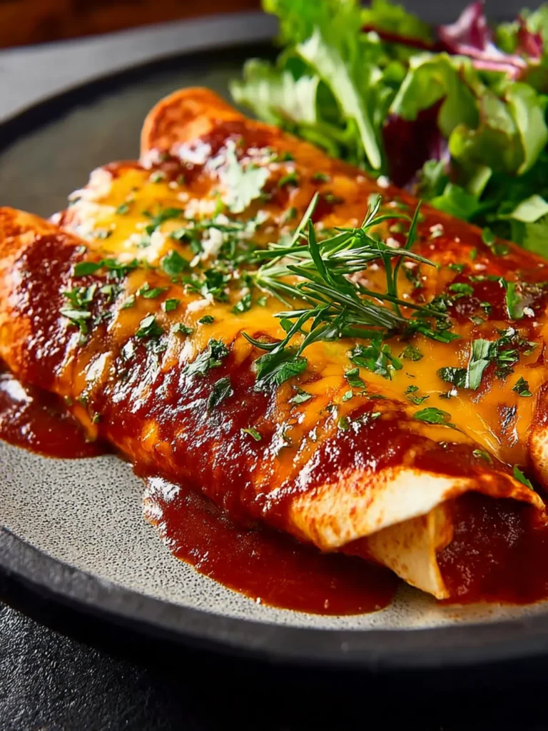 Cheese Enchiladas with Red Sauce First Image