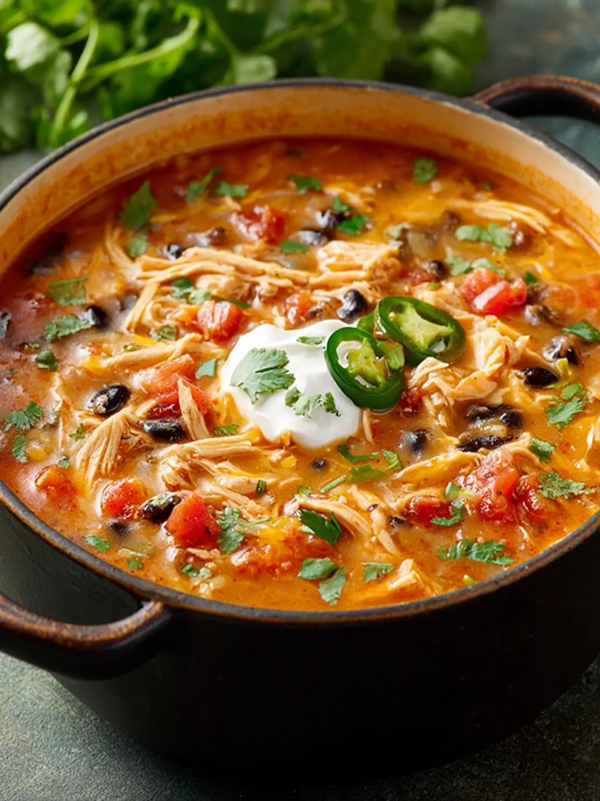 Chicken Enchilada Soup First Image