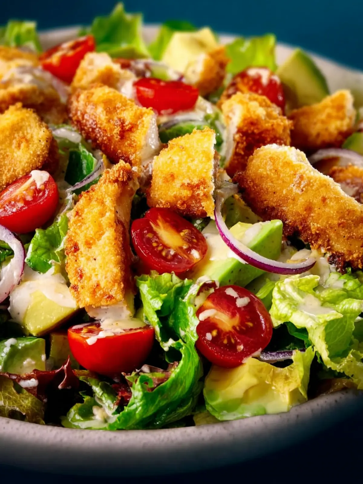 Crispy Chicken Tender Salad First Image