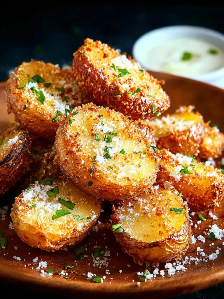 Crispy Parmesan Crusted Baby Potatoes – Cheesy & Addictive First Image
