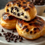 Heavenly Chocolate Chip Vanilla Custard Brioches Recipe First Image