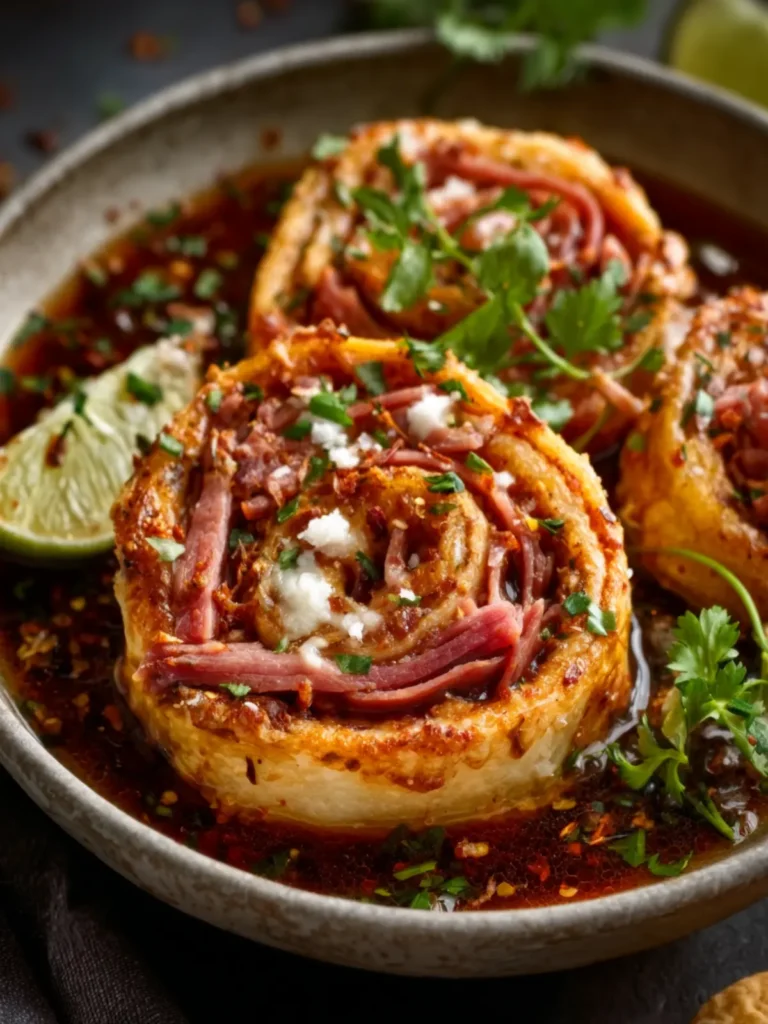 Hot Ham and Cheese Pinwheels First Image