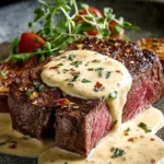 Irresistible Steak with Garlic Cream Sauce Recipe First Image