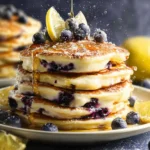 Lemon Blueberry Pancakes First Image