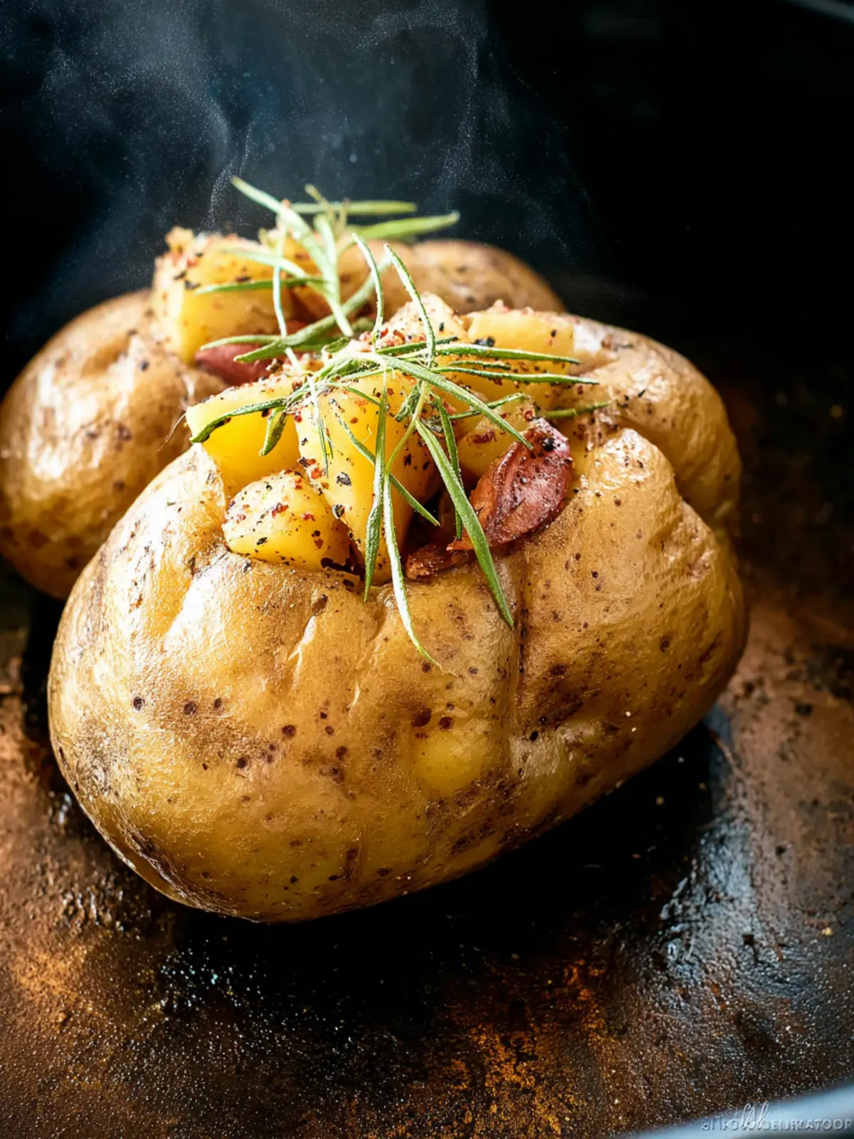Pressure Cooker Baked Potatoes First Image