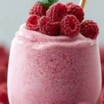 Raspberry Smoothie (High Protein, Low Carb) First Image