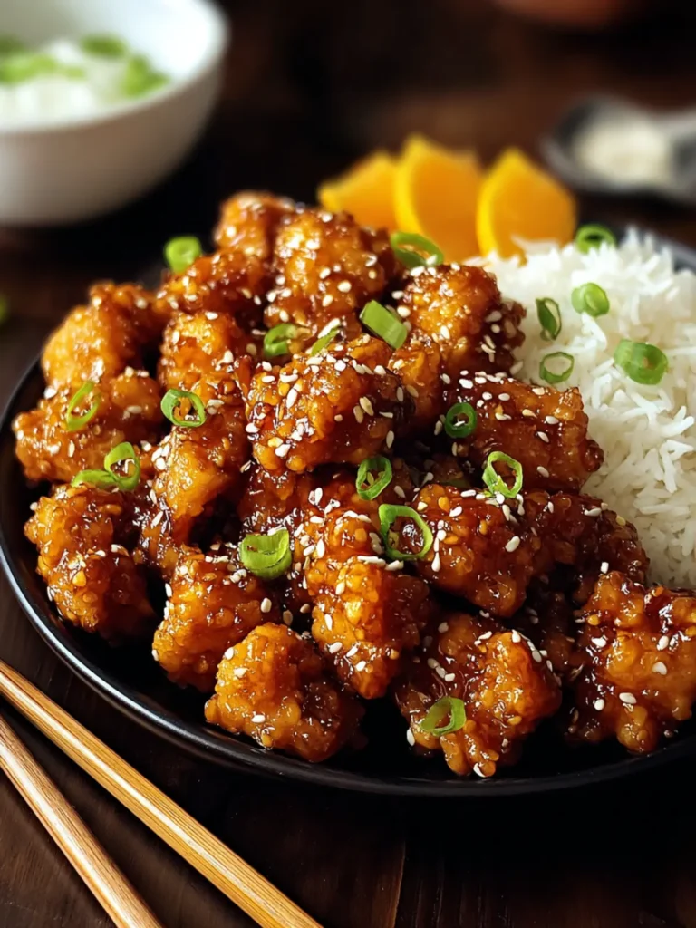 Sweet and Spicy Orange Chicken Recipe for a Flavorful Feast First Image