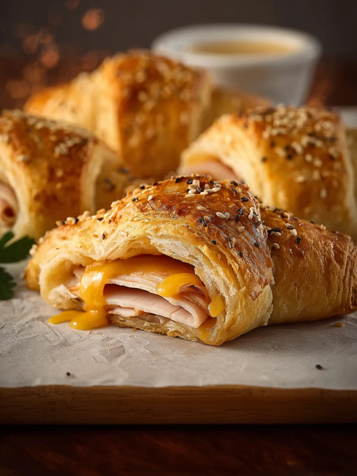 Turkey and Cheese Crescent Rolls First Image