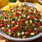 Mediterranean Chopped Lentil Salad with Lemon Dressing First Image