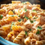 Crock Pot Buffalo Chicken Pasta First Image