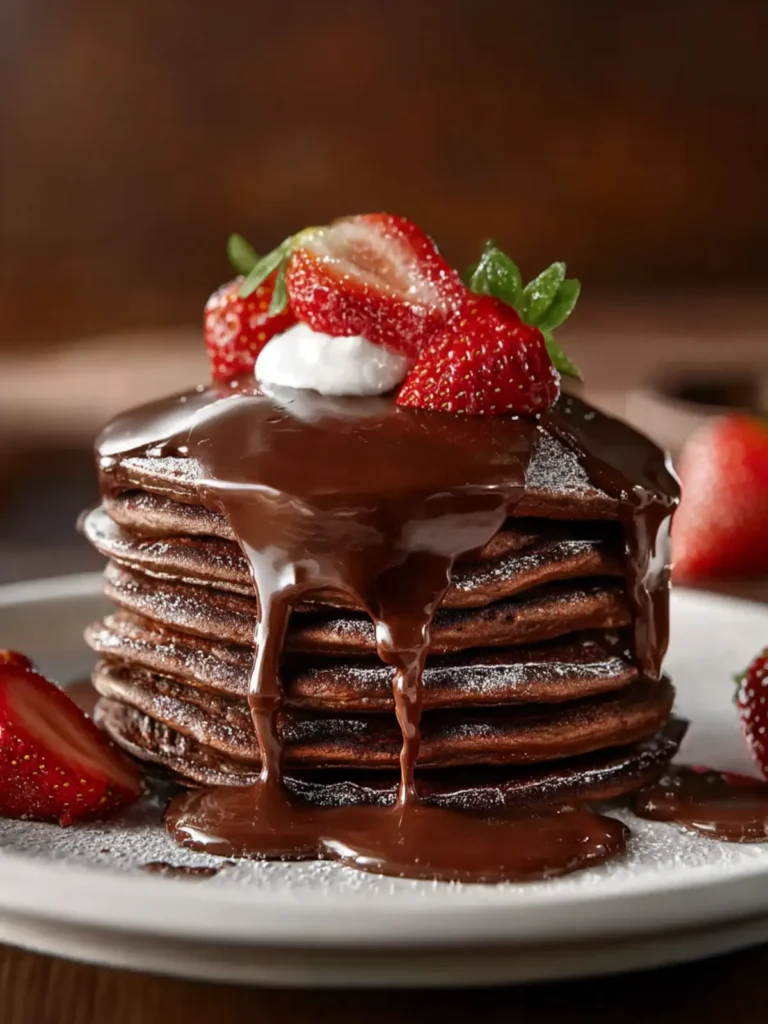 Chocolate Pancakes First Image