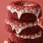 Baked Red Velvet Donuts First Image