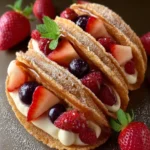 Churro Tostado Tacos de Fruta Dulce First Image
