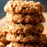 Healthy Peanut Butter Oatmeal Cookies First Image