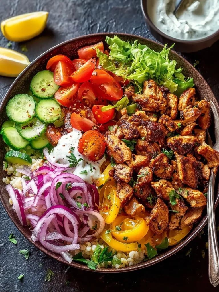 Irresistible Chicken Shawarma Bowl Recipe for Flavor Lovers First Image