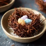 No Bake Chocolate Coconut Nests First Image