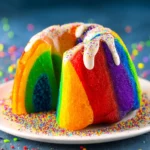 Rainbow Bundt Cake First Image