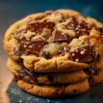 Salted Caramel Chocolate Chunk Cookies First Image