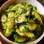 Spicy Asian Cucumber Salad First Image