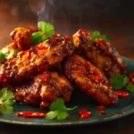 Sweet and Spicy Chicken Wings: First Image
