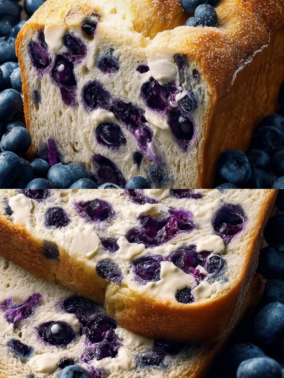 Blueberry Cream Cheese Bread: Irresistibly Moist and Delightful