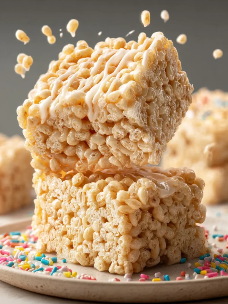 Condensed Milk Rice Krispie Treats First Image