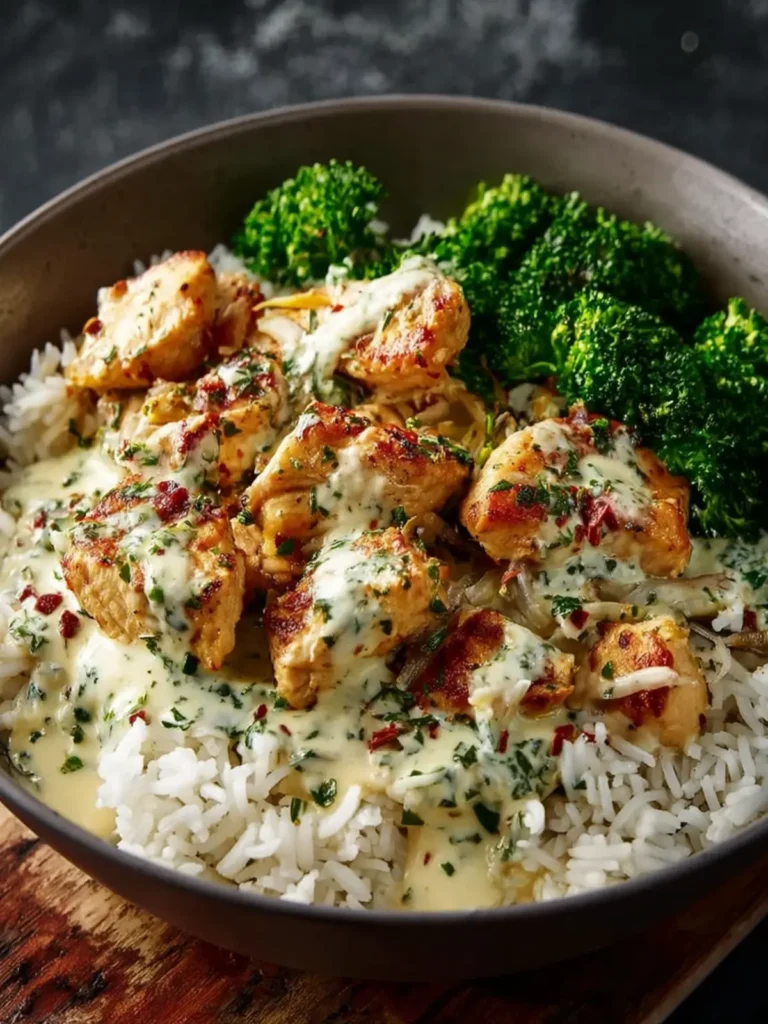 Creamy Garlic Chicken Rice Bowls: A Cozy Classic Worth Sharing First Image