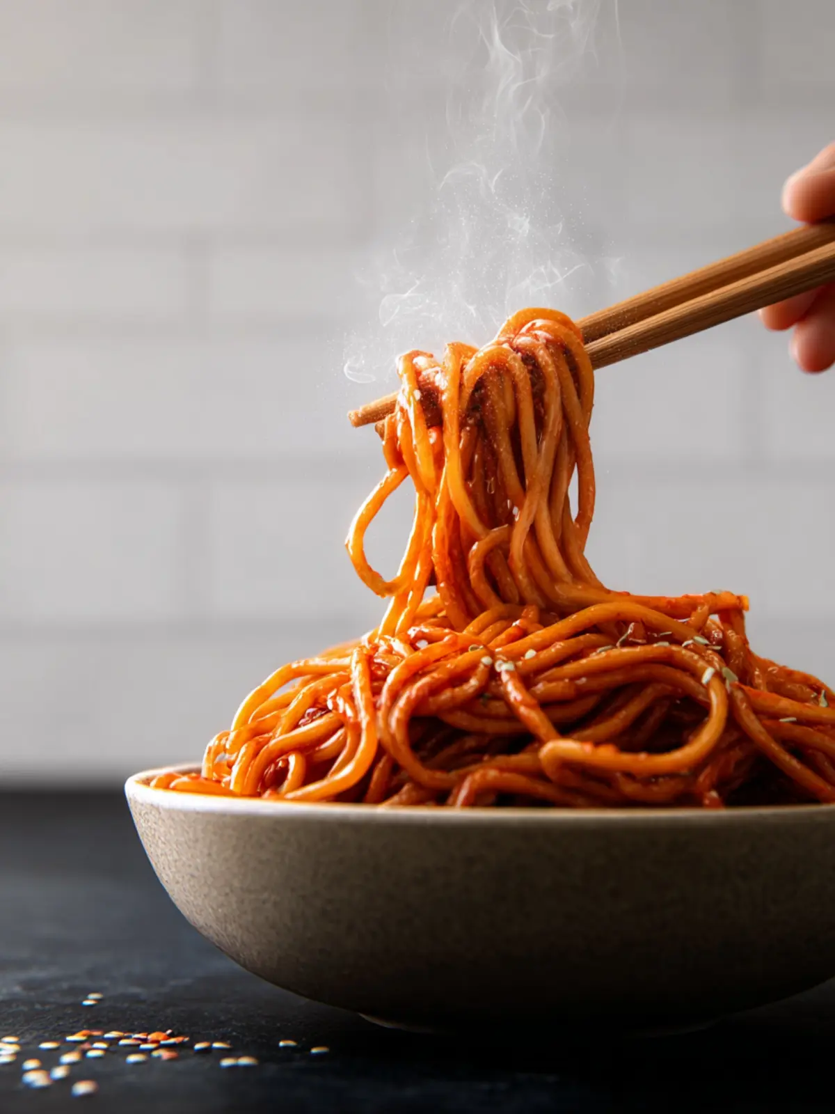 Creamy Gochujang Noodles First Image