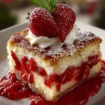 Donna Wood Strawberry Cheesecake Dump Cake First Image