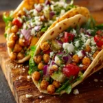 Mediterranean Chickpea Pita Tacos First Image