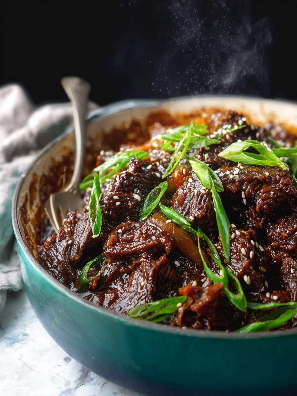 Orange Sesame Ginger Braised Beef Recipe First Image