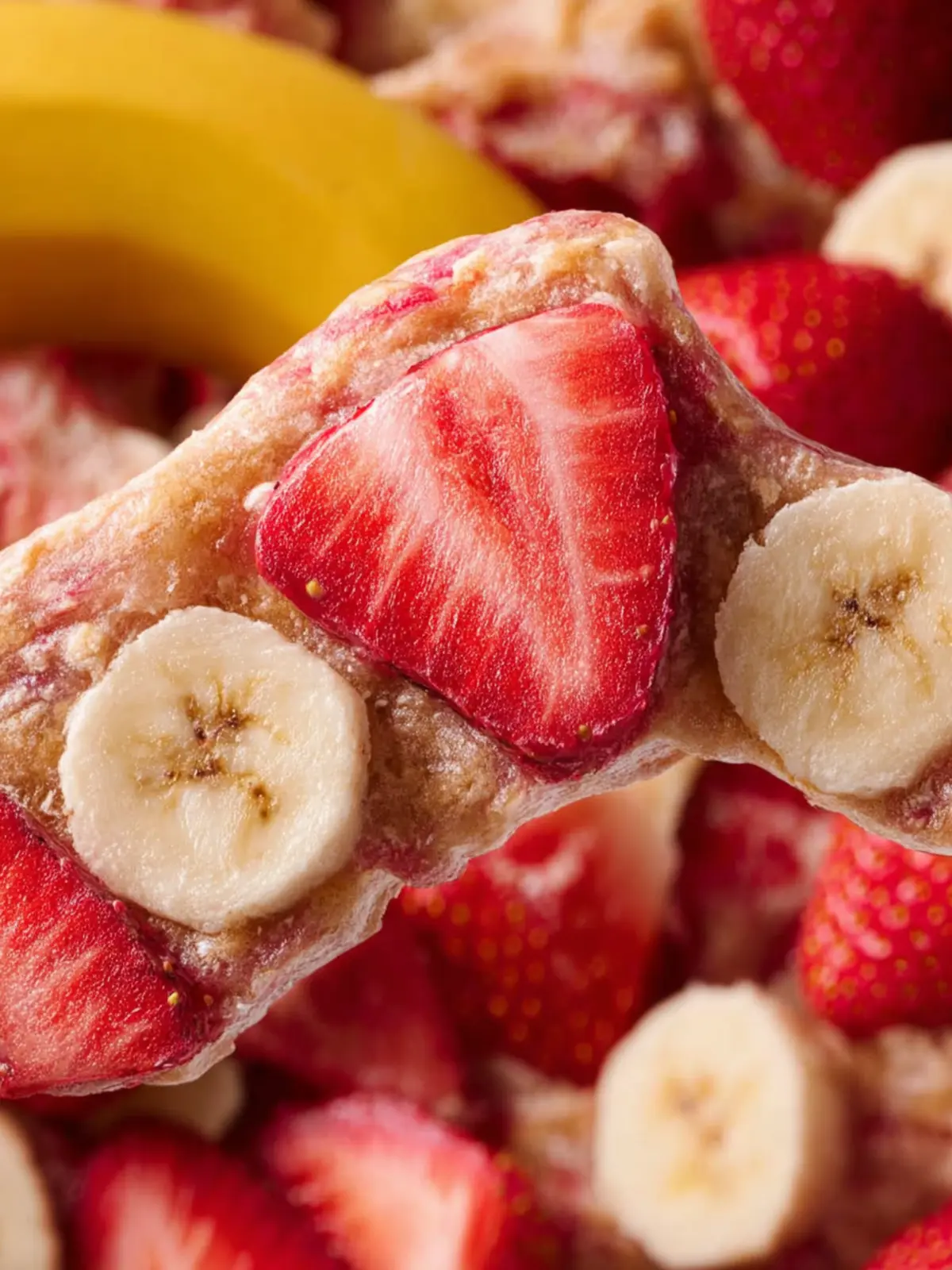 Strawberry Banana Dog Treats (Easy Homemade Dog Treats With Fruit) First Image
